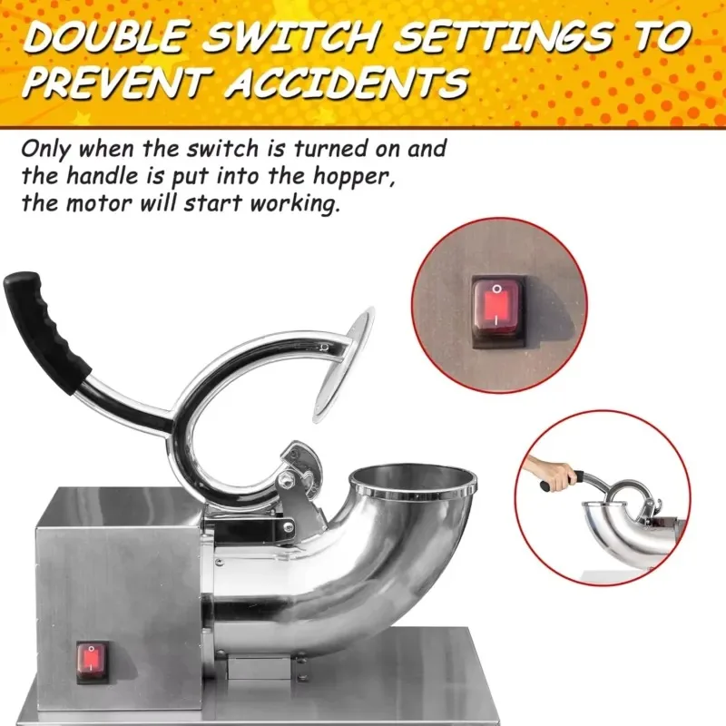 เครื่องบดน้ำแข็งกึ่งอัตโนมัติร - Commercial Kitchen Ice Machine บทวิจารณ์และราคา