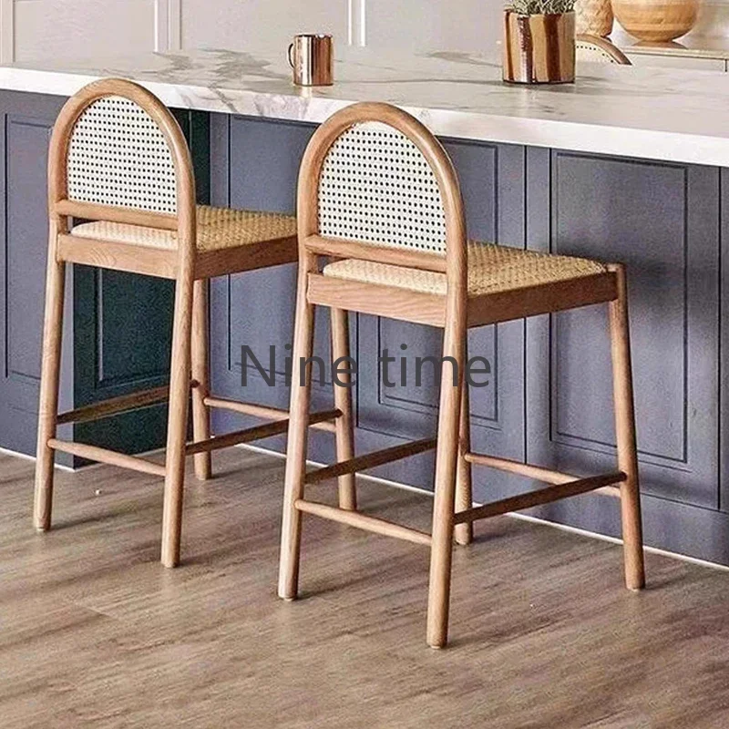 เก้าอี้บาร์ครัวไม้จริงหวายดีไซ - Commercial Kitchen Counter บทวิจารณ์และราคา