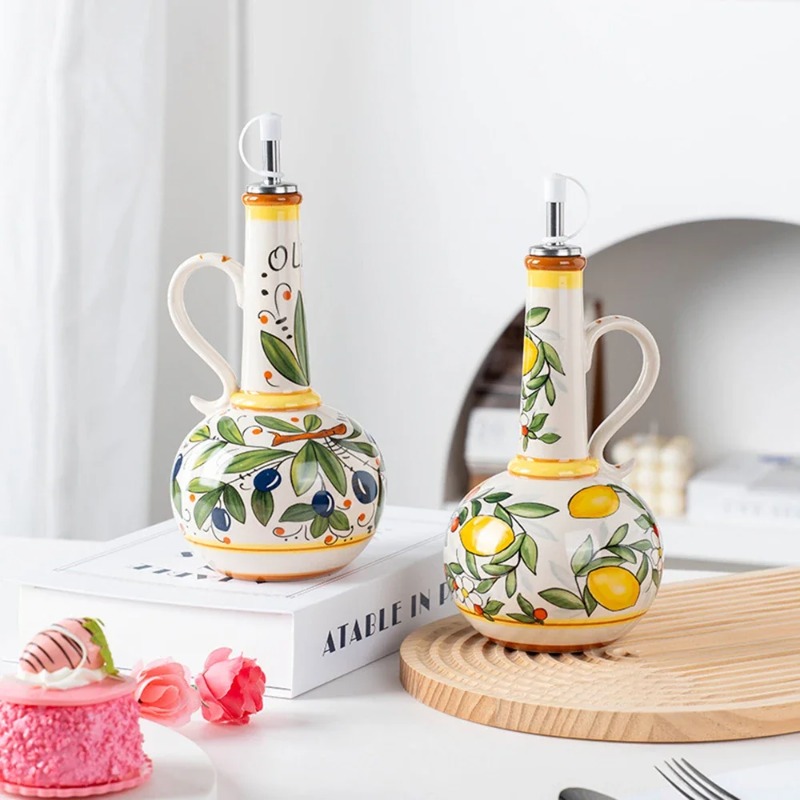 ขวดน้ำมันเซรามิก ขวดซอส ขวดเคร - Commercial Kitchen Items บทวิจารณ์และราคา