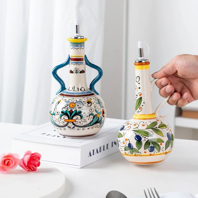 ขวดน้ำมันเซรามิก ขวดซอส ขวดเคร - Commercial Kitchen Items บทวิจารณ์และราคา